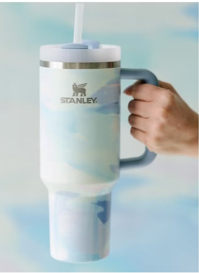 Stanley - Quencher H2.0 FlowState Mug 40oz – Stainless Steel Vacuum Insulated, Leak-Proof Lid with Built-In Straw – Keeps Hot & Cold Drinks at Perfect Temperature – Travel-Friendly, Durable, Ideal for Workouts, Commutes & Daily Hydration - Image 1