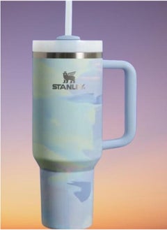 Quencher H2.0 FlowState Mug 40oz – Stainless Steel Vacuum Insulated, Leak-Proof Lid with Built-In Straw – Keeps Hot & Cold Drinks at Perfect Temperature – Travel-Friendly, Durable, Ideal for Workouts, Commutes & Daily Hydration