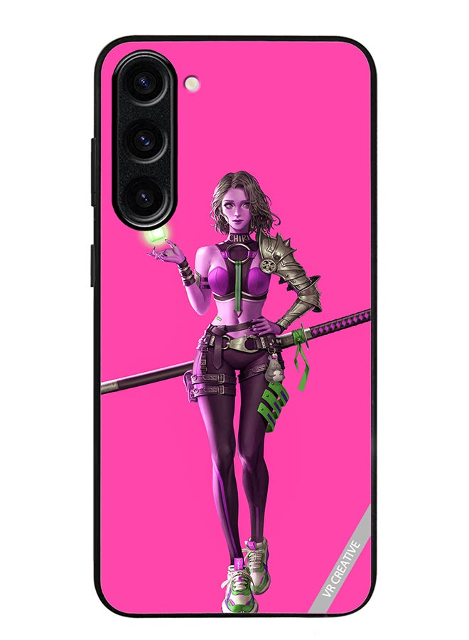 VR CREATIVE Protective Case Cover For Samsung Galaxy S23 FE Fantasy Girl Design Multicolour - Image 1