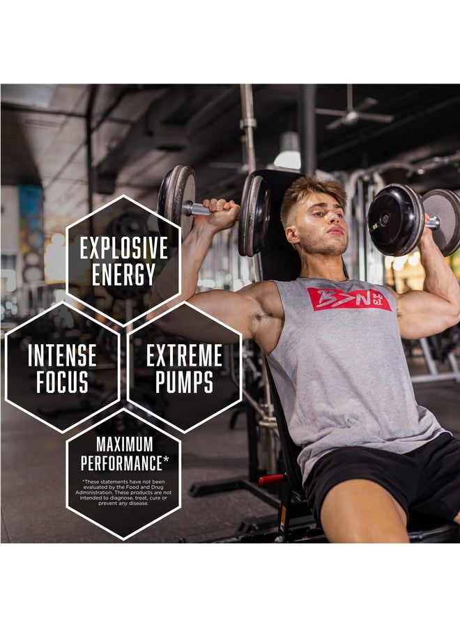 BSN N.O.-XPLODE Pre Workout Powder, Energy Supplement for Men and Women with Creatine and Beta-Alanine, Flavor: Green Apple, 60 Servings - Image 4