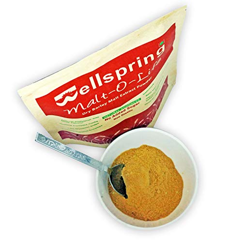 Wellspring Malt O Life Dry Barley Malt Extract Powder - 300 g Pack | Good for Digestive Health| Natural Sweetener | Zero Added Sugar | Makes milk delicious - Image 5