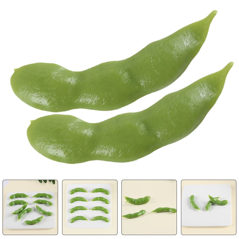 pcs Artificial Soybean Lifelike Faux Soybean Fake Soybean Prop Vegetable Models - Image 3