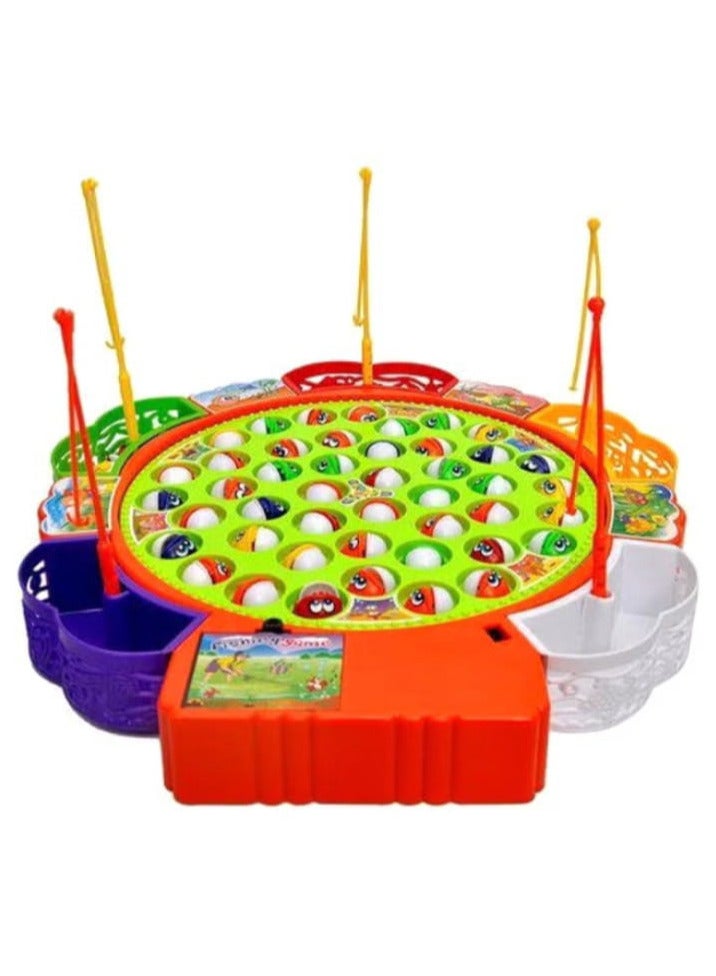 45-piece musical spinning fishing game set - Image 1