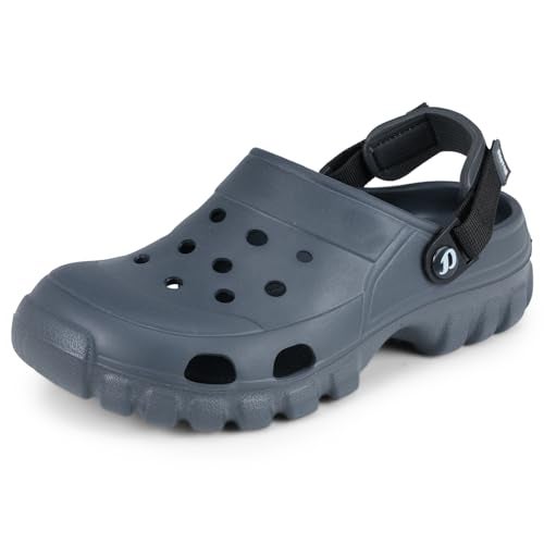 DOCTOR EXTRA SOFT Men's Classic Casual Sports Clogs/Sandals with Adjustable Back Strap for Adult | Comfortable & LightWeight| Stylish & Anti-Skid|Waterproof & Everyday Use Mules for Gents & Boys D-546 - Image 1