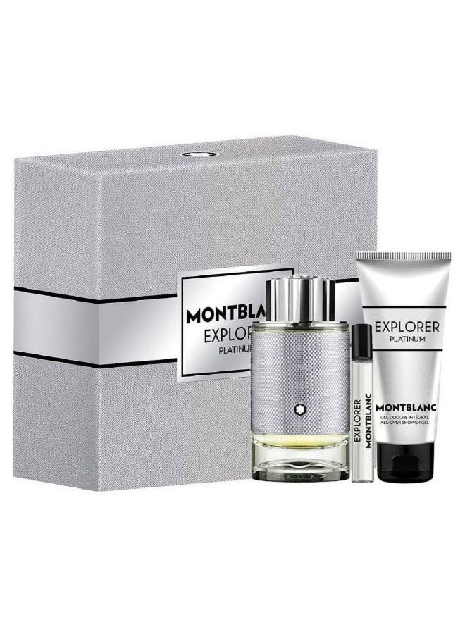 مجموعة إكسبلورر بلاتينيوم للرجال عطر 100 مل + عطر 7.5 مل + جل استحمام شامل 100 مل