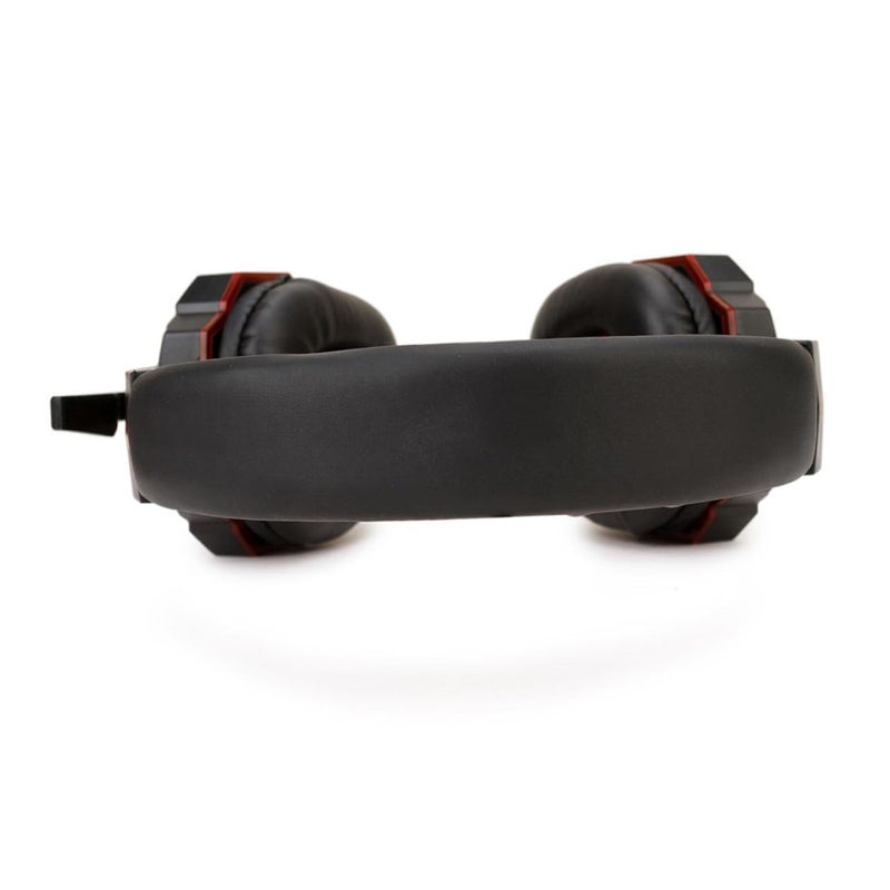 Gaming Headset Over Ear with Noise Canceling Mic Soft Ear Pad LED Light for PC Game Console - Image 4