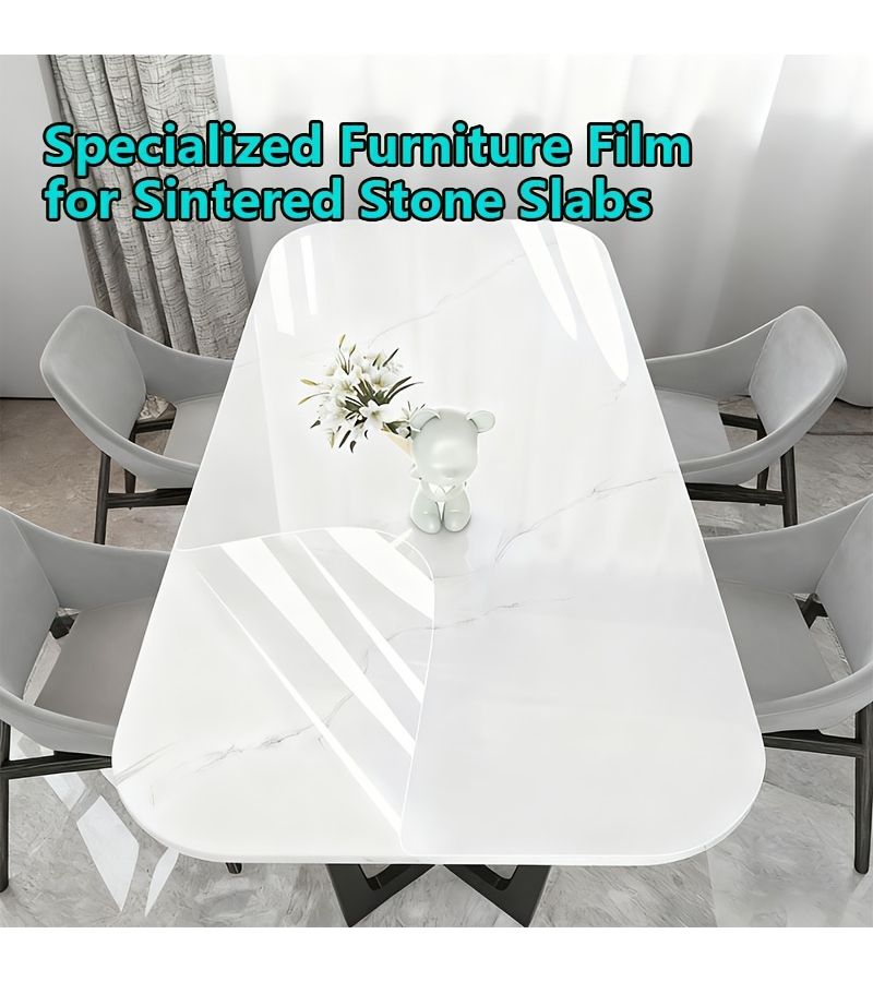 PET Ultra Thin Transparent Table Mat Scratch Resistant High Temperature Resistant Invisible Table Protective Film 23 62 Inch By 118 11 Inch - Image 5