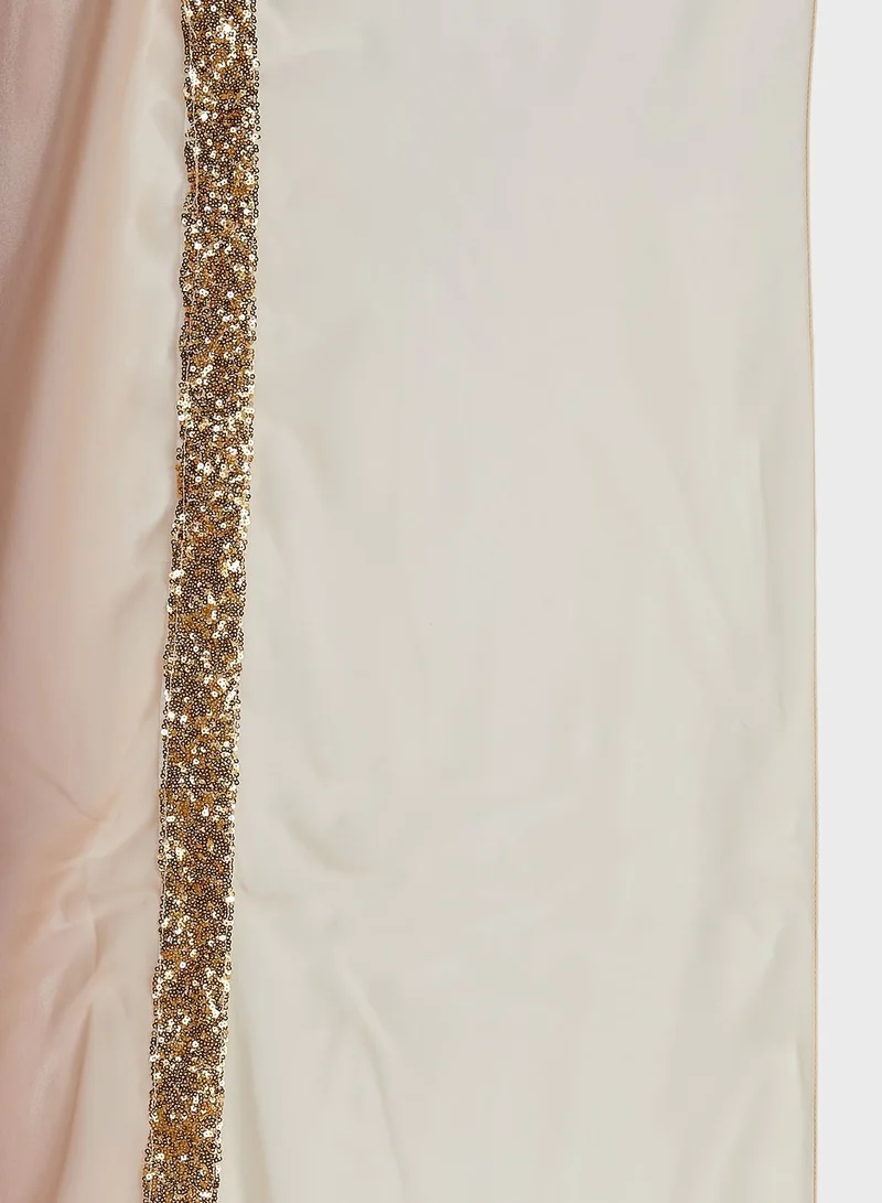 Khizana Sequined Ombre Long Hijab Scarf