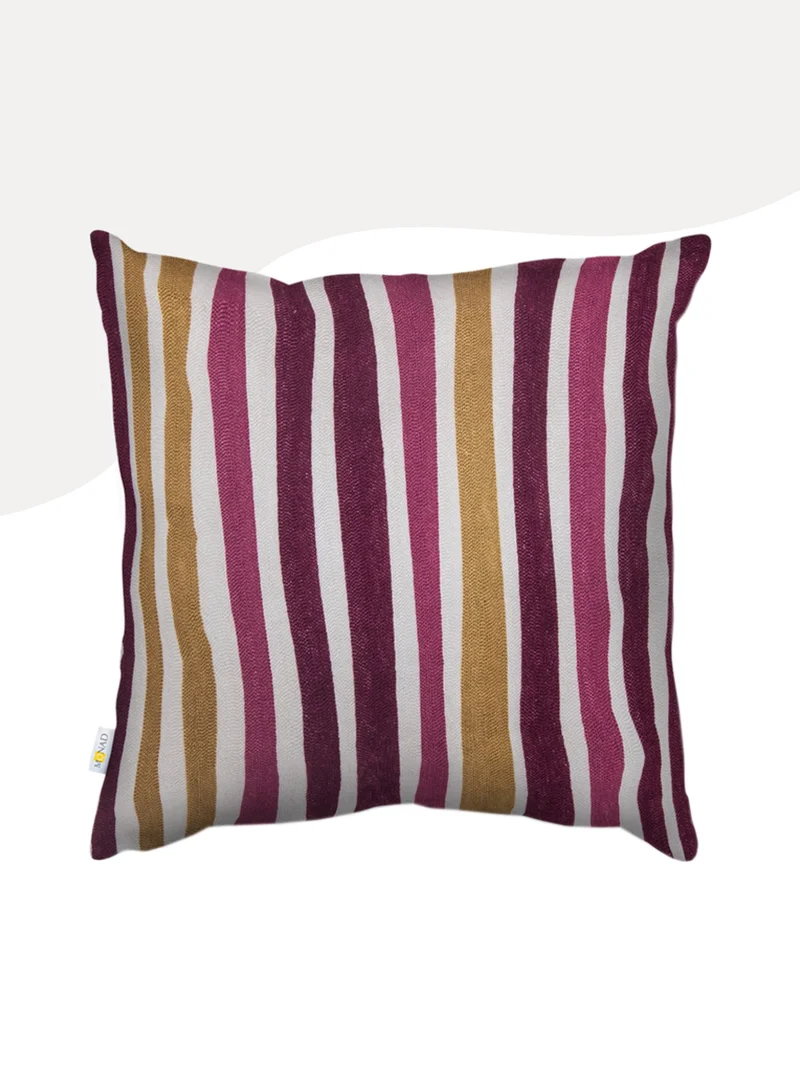 دوناتيلا "تغطية وسادة مخططة مزخرفة مزخرفة Multicolour 45 × 45 سم (بدون حشو)"