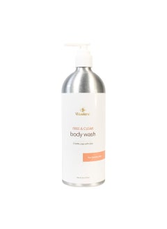 Waxelene Waxelene Body Wash, Free And Clear, Home Size, 16oz, 475ml, For Sensitive Skin Safe, eczema, psoriasis, dermatitis, biodegradable, reef safe 