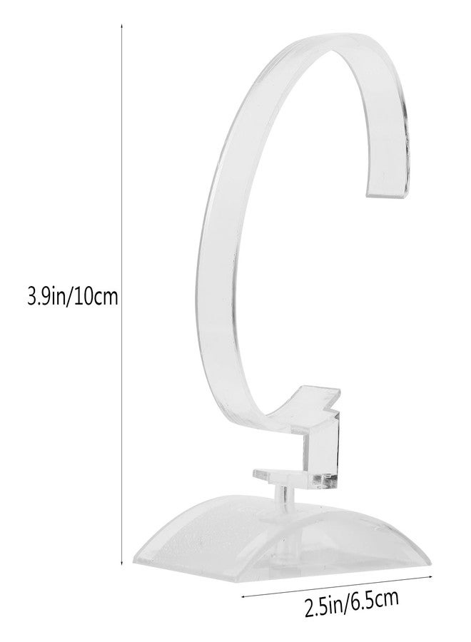 ULTNICE Acrylic Jewelry Stand for Bracelets and Watches 6-Piece Clear Display Organizer for Dressing Table or Retail Use - Image 4