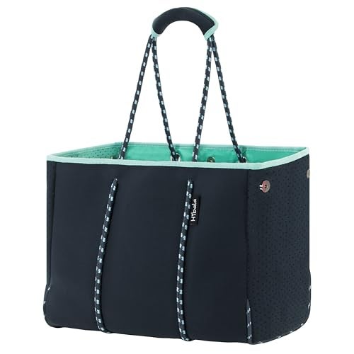 Hibala Neoprene Multipurpose Beach Bag,Gym/Travel/Pool Bag,Tote For Women&Men (Grey) - Image 1