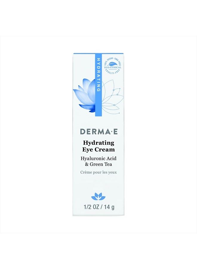 derma-e Hydrating Eye Cream – Firming and Lifting Hyaluronic Acid Treatment - Under Eye and Upper Eyelid Cream Reduces Puffiness and Appearance of Fine Lines, 0.5 oz - Image 5