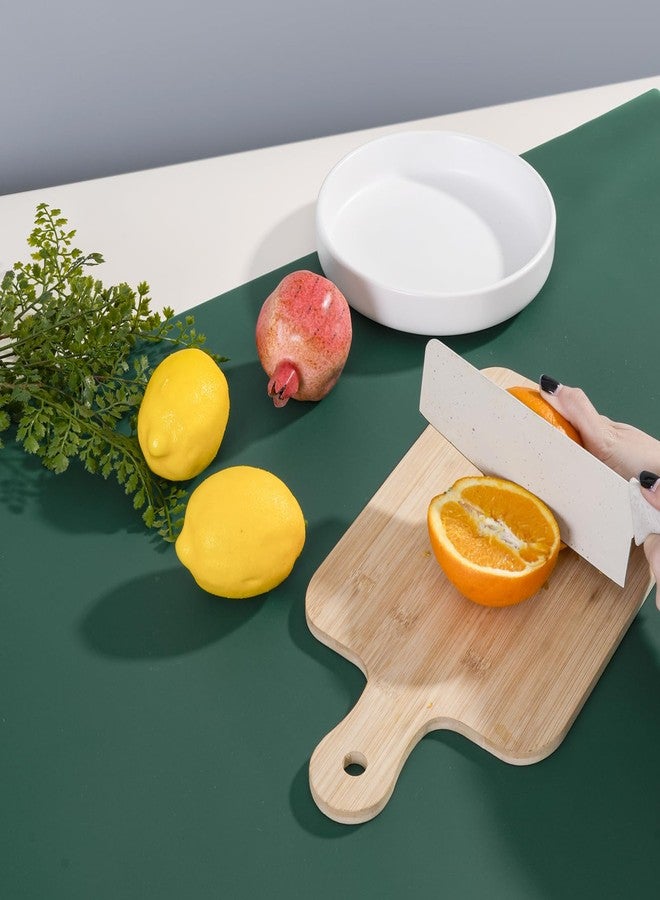 SAPID Extra Large Silicone Mat 36" x 24" Place Mats, Heat Resistant Mat for Kitchen Countertop Protector, Thick Placemats Washable Silicone Mats for Kitchen Counter Mat Dining Table Mat, Dark Green, SAPID - Image 5