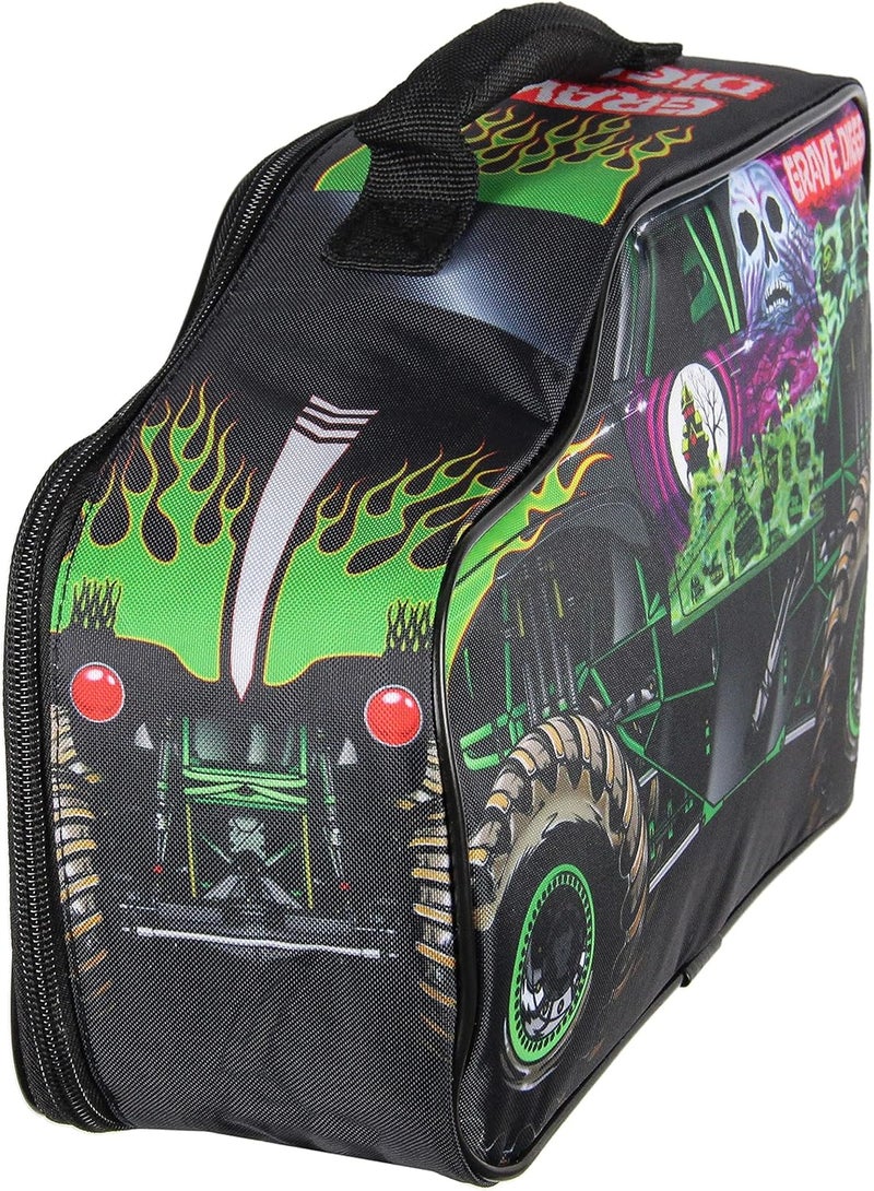 INTIMO Monster Jam Grave Digger Truck Shaped Insulated Big Large Work Lunch Box Bag - Image 3