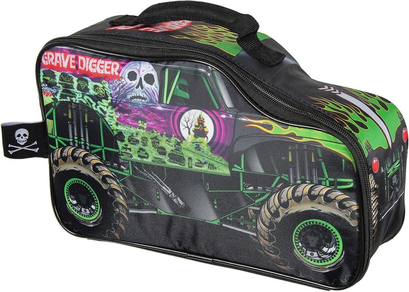 INTIMO Monster Jam Grave Digger Truck Shaped Insulated Big Large Work Lunch Box Bag - Image 1