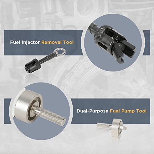 CMTOOL Engine Camshaft Timing Locking Tool Kit Compatible with Jaguar Land Rover Discovery 4 Range Rover Sport V8 5.0L V6 3.0L Engine Camshaft Alignment Tools with Fuel Injector Remover Installer Tool - Image 5