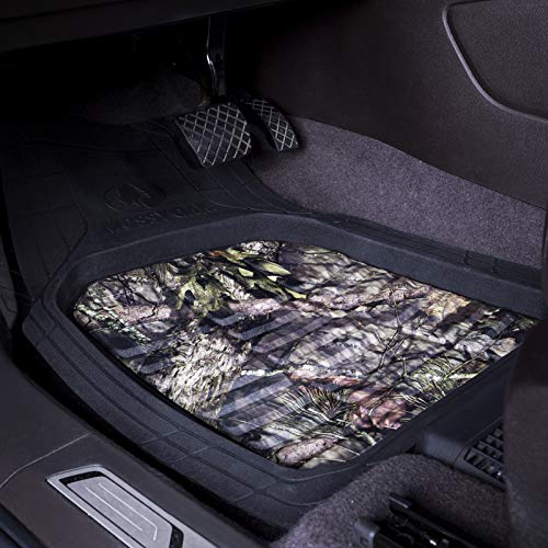 Mossy Oak Heavy Duty Deep Dish Rubber Floor Mats - All Weather Protection - Trim to Fit for Car, SUV, Van, Trucks (4 Pcs) - Official Licensed Product - Image 2