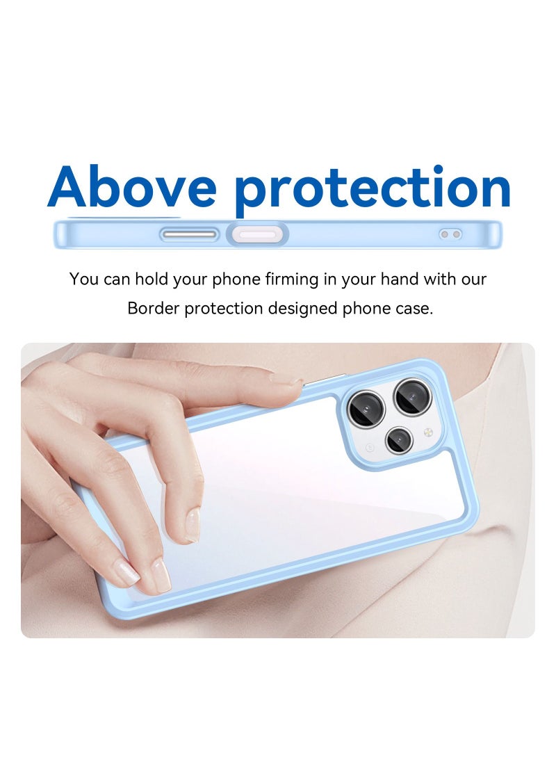 Fankalo Phone case for Xiaomi Redmi 12 4G Clear Back Soft TPU Shockproof Bumper Protection Cover  - Image 4
