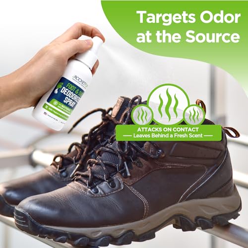 Rocket Pure Natural Foot and Shoe Deodorizer Spray, Deodorant and Odor Eliminator for Smelly Feet, Smell Remover, Formulated with Essential Oils, Made in the USA, Mint, 4 fl oz (Pack of 2) - Image 4