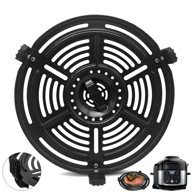GXF Air Fryer Grill Pan Grill Plate Crisper Plate Accessories Tray Rack for Ninja OP302 OP305 FD305 FD305 Air Fryer,Air fryer Replacement Parts for Ninja FD302 6.5 Qt FD101 5 Qt FD401 8 Qt - Image 1