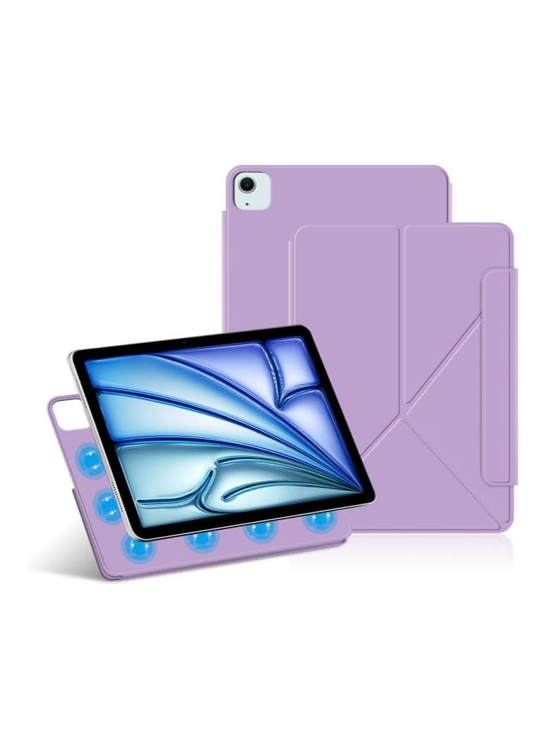 general Compatible with iPad Air 11-inch 6th Generation 【2024 6th Generation】, Convenient Magnetic Attachment, Auto Sleep/Wake, Slim Stand Case for iPad Air 6