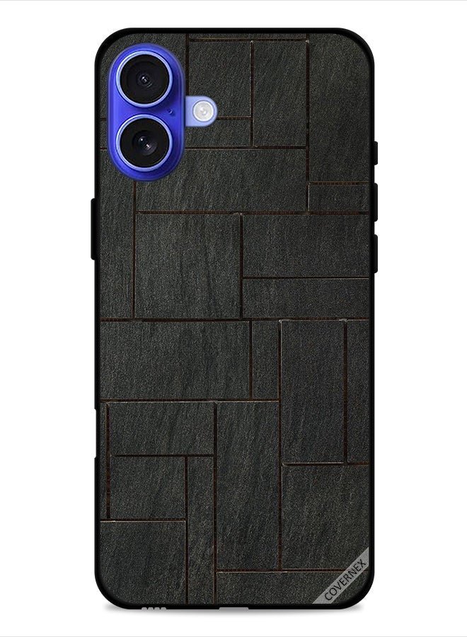 Covernex Apple iPhone 16 Plus Protective Case Cover Stones Wall Pattern - Image 1