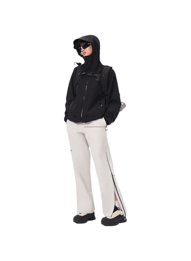 PELLIOT [Shanke] Hard Shell Tactical Pants For Men And Women, Waterproof, Hiking, Durable Workwear Trousers 11410201 Black M - Image 2