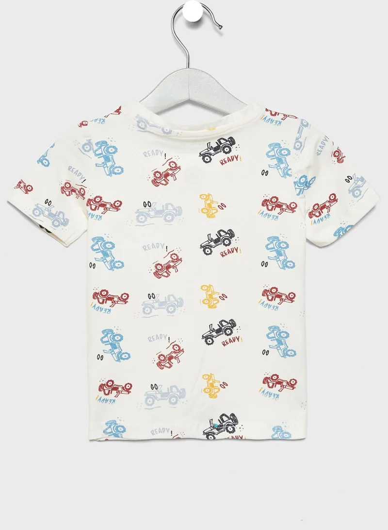 NAME IT Infant Jeep Print T-Shirt