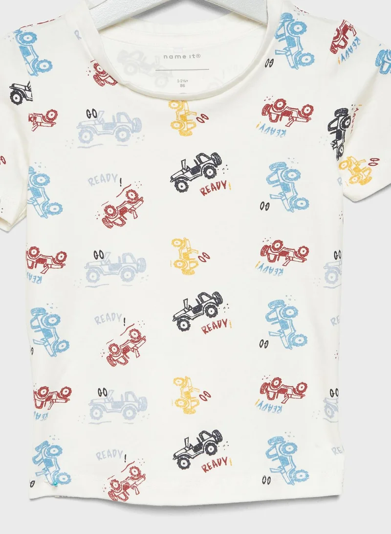 NAME IT Infant Jeep Print T-Shirt