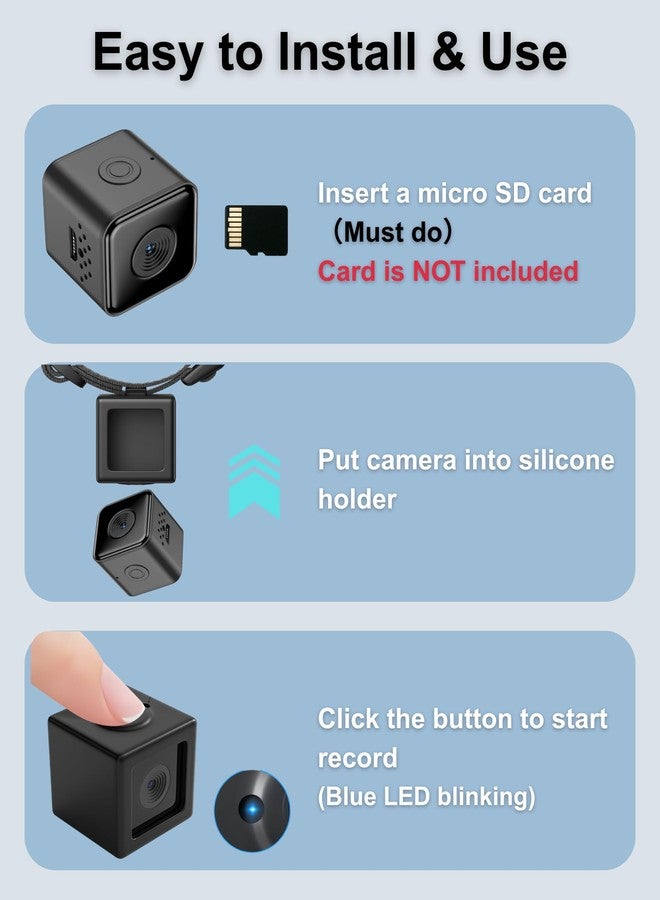 طوق كاميرا للقطط من زوماراكام، تسجيل فيديو عالي الدقة 1080 بكسل، كاميرا POV للحيوانات الأليفة، لا حاجة لشبكة واي فاي أو تطبيق، كاميرات حركة صغيرة لتتبع القطط/الكلاب (لا تتضمن بطاقة ذاكرة مايكرو إس دي). - Image 5