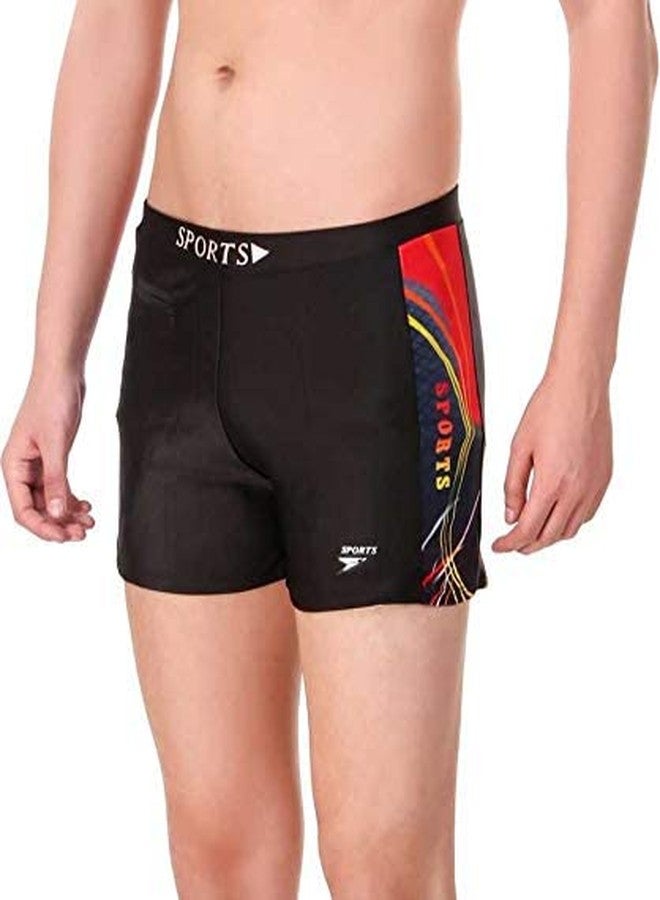 DRAUSS Men Swimming Costume | Shorts | Trunk Goggles Cap 2 Earplug 1 Nose Clip Swimming Kit (28In to 34In Waist Size)(Red) - Image 2
