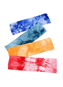 eBoot Tie Dye Headbands Stretch Headbands Elastic Yoga Hairband for Teens Girls Women Adults, Assorted Colors, 10 Pieces (Classic Colors)  - Image 5