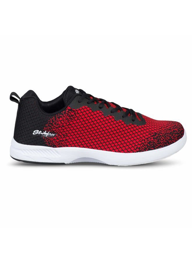 KR Strikeforce Admiral Men's Mid-Performance Bowling Shoe Red Black - Image 2