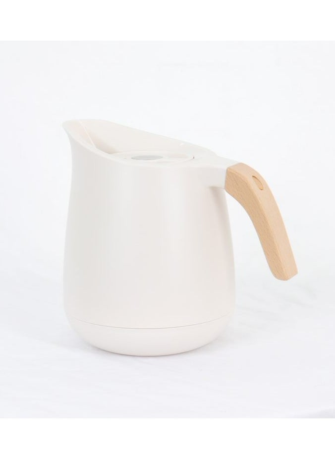 HOMEVEO - Tea and coffee thermos with a plastic body on the outside and a heat-preserving steel on the inside. Capacity: 1 liter. - Image 1