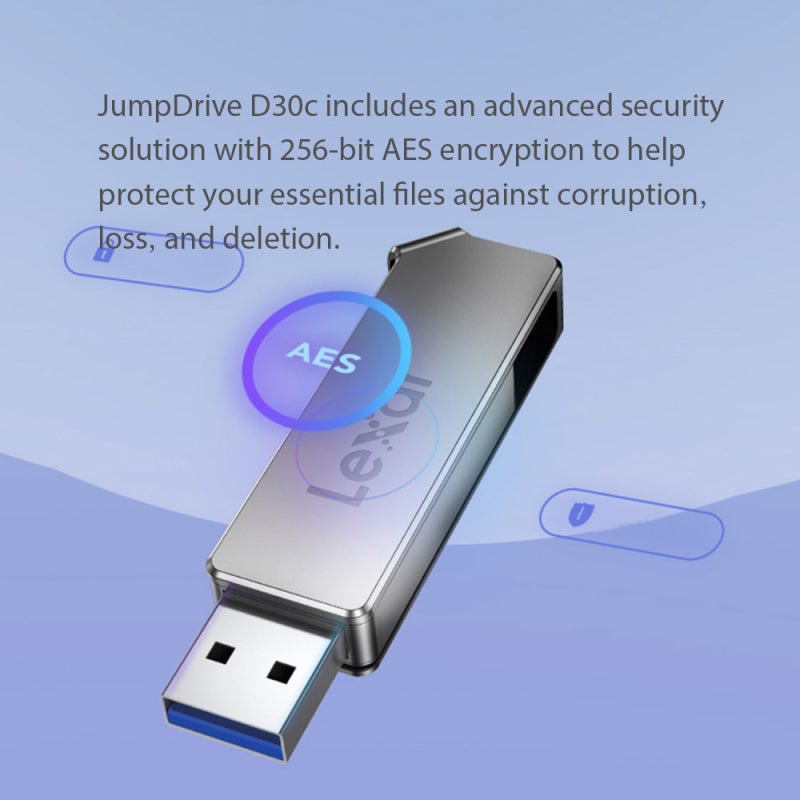 ليكسار عصا تخزين فلاش ليكسار جامب درايف ديوال درايف D30c USB 3.1 Type-C سعة 256GB 128GB 64GB 32GB بسرعة 130MB/s عصا ذاكرة Type A + Type C للتخزين والنسخ الاحتياطي للهاتف/الكمبيوتر - Image 3