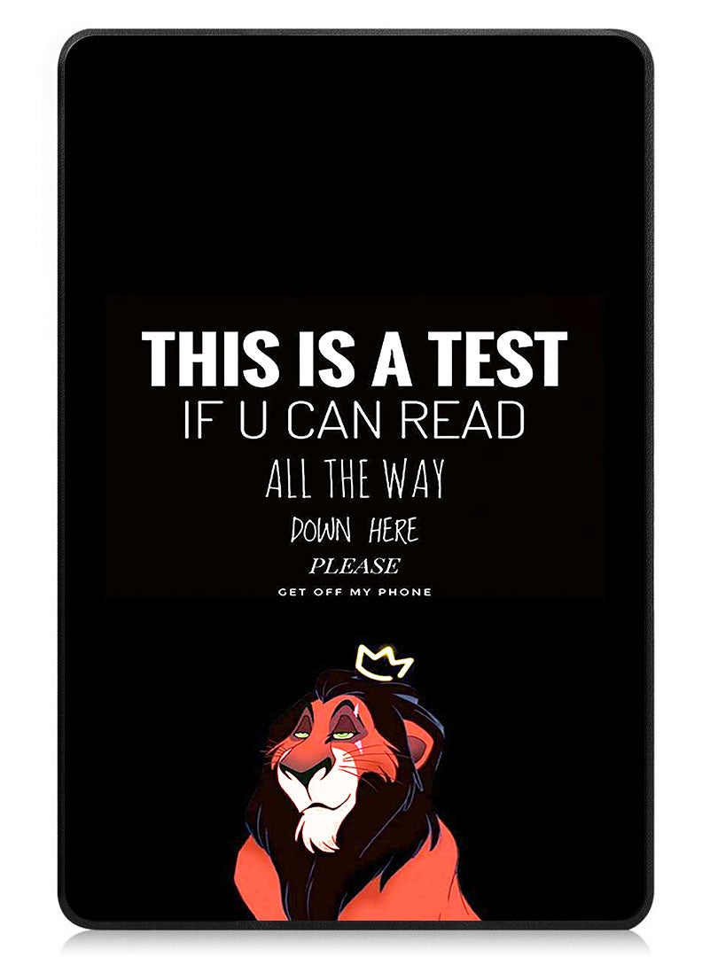 Theodor Protective Flip Case For Huawei MatePad Pro 11 (2024) With Trifold Stand Auto Wake Sleep Shockproof Cover This is a Test - Image 1