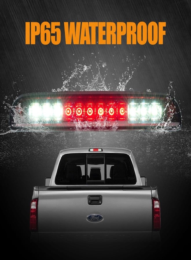Cxdar Third 3rd Brake Light LED for 1999-2016 Ford F250 F350 F450 F550 Super Duty, High Mount Rear Brake Lights Assembly for 99-16 F-250-F-550, 1993-2011 Ford Ranger Cab Cargo Stop Light (RED) - Image 5