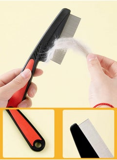 Super ZYouth Lice Removal Comb Stainless Steel Fine and Wide Tooth Comb, Professional Dandruff Removal Comb, Suitable for Children, Adults, Pets, Dogs/Cats  - Image 5