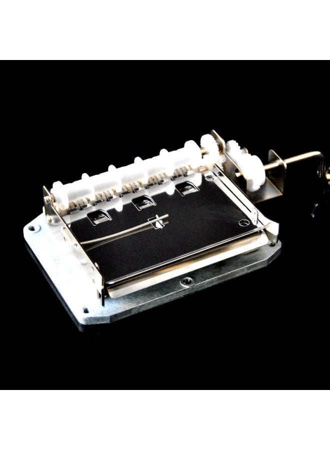 Children's Wooden Music Box Toy Hand Cranked Music Box Toy Musical Instrument Gift For Kids-Color:05 ] - Image 4