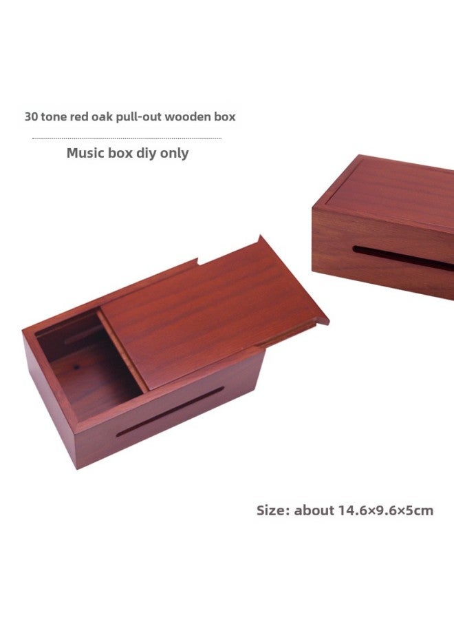 Children's Wooden Music Box Toy Hand Cranked Music Box Toy Musical Instrument Gift For Kids-Color:05 ] - Image 1