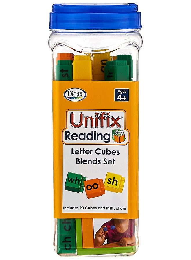 Didax Educational Resources Unifix Letter Blends Cubes Set Medium - Image 1