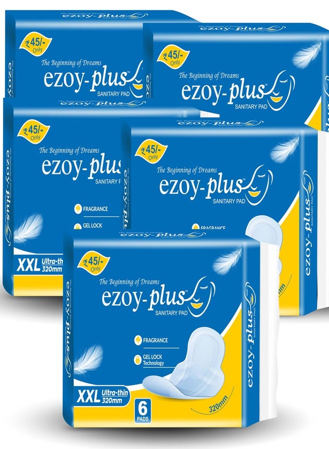 Ezoyplus Ultrathin Drynet Gel XXL Sanitary Pads, Superior Comfort & Protection (XXL, 30 Pcs) - Image 1