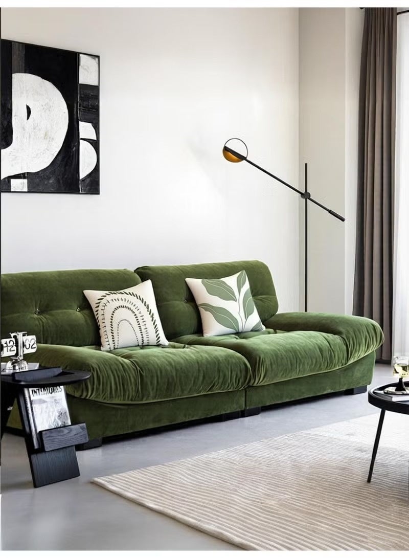 Neox 4-piece set of cushion, pillowcase, abstract green leaf modern decoration sofa pillowcase 45cm x 45cm, living room sofa car sofa bed pillowcase 18x18 inches (double-sided pattern) - Image 3