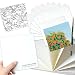 Qianshan 59x59 Inch Oil and Acrylic Paper Pad30 Sheets 180GSM110lb Tearable Bleed Proof Canvas Like Textured Drawing Papers Perfect for AcrylicOil PaintingWhite - Image 2