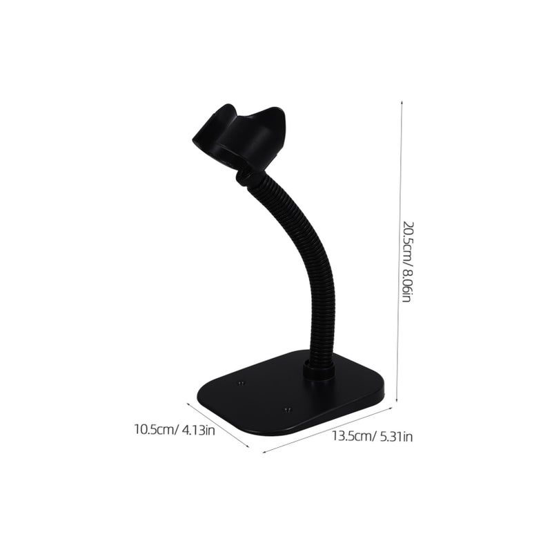 Multifunctional Barcode Scanner Holder Stand Black - Image 2