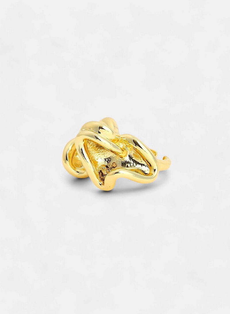 SOHI Adjustable Surrealism Statement Artificial Finger Ring Jewellery - Image 1