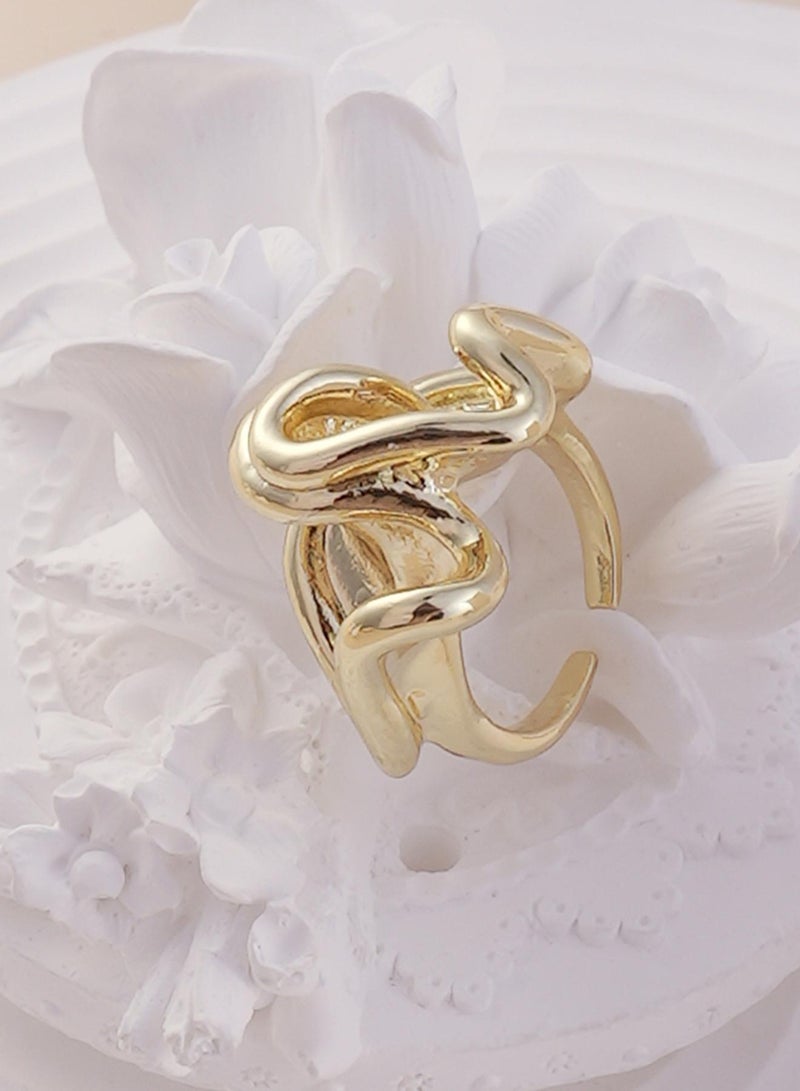 SOHI Adjustable Surrealism Statement Artificial Finger Ring Jewellery - Image 2