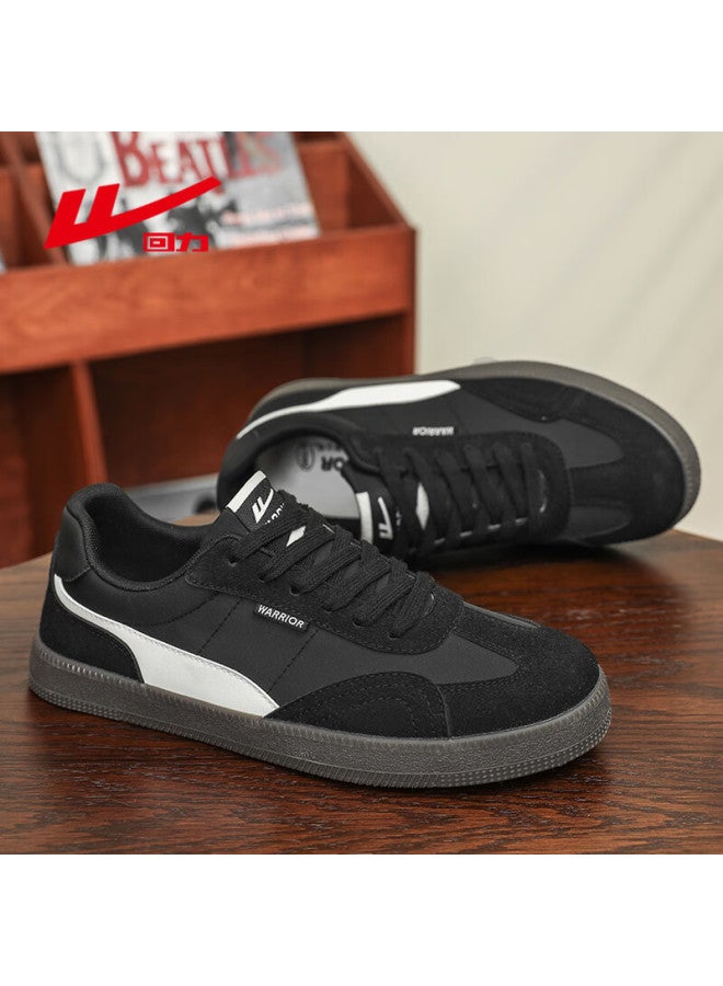 Warrior Men's Casual Shoes Autumn New Fashion Men's Sneakers Black White 39