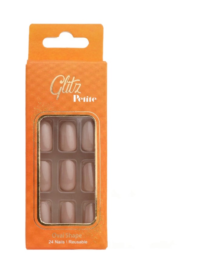GLITZ PETITE NAILS OVAL COPPER#6
